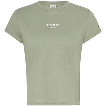 Textil Mulher T-shirts e Pólos Tommy Jeans  Verde