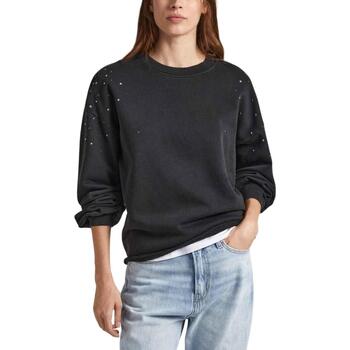 Textil Mulher Sweats Pepe Fit-and-Flare jeans  Preto