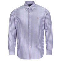Textil Homem Camisas mangas comprida Only & Sons CHEMISE COUPE DROITE EN OXFORD RAYEE Multicolor