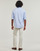 Textil Homem Camisas mangas comprida Polo Ralph Lauren CHEMISE AJUSTEE COL BOUTONNE EN OXFORD MESH PIQUE Azul / Branco