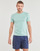 Textil Homem T-Shirt mangas curtas Polo Jersey Gauffrette à Cotton Short Sleeve Polo Shirt Verde