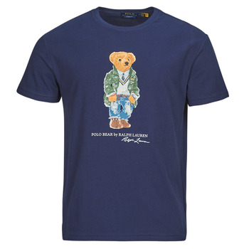 Textil Homem T-Shirt mangas curtas robes Kids accessories polo-shirts T-SHIRT POLO BEAR AJUSTE EN COTON Marinho / Navy
