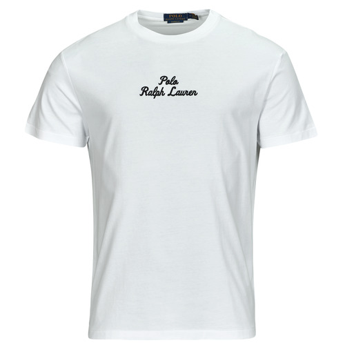 Textil Homem Regular Fit LS Shirt Polo Ralph Lauren T-SHIRT AJUSTE EN COTON POLO RALPH LAUREN CENTER Branco