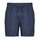 Textil Homem Shorts / Bermudas Mango Ribbed Knit Polo Shirt SHORT EN LIN Marinho