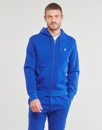 Textil Homem Sweats Polo Ralph Lauren SWEATSHIRT ZIPPE EN DOUBLE KNIT TECH Azul / Azul