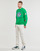 Textil Homem Sweats Polo slim en tejido entrelazado suave de Calvin Klein SWEATSHIRT WELCOME IN PARIS Verde / Multicolor