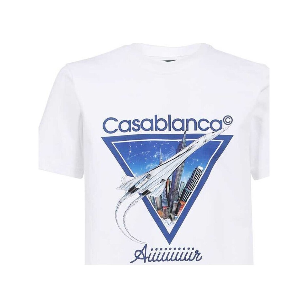 Textil Homem T-Shirt mangas curtas Casablanca MF22-JTS-001-22 Branco