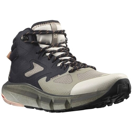 Sapatos Mulher Sapatos de caminhada Salomon Predict Hike Mid Gtx Gore-tex Preto, Verde