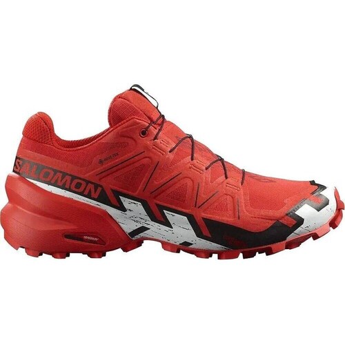 Sapatos Homem Running Salomon Speedcross 6 Gtx Gore-tex Vermelho
