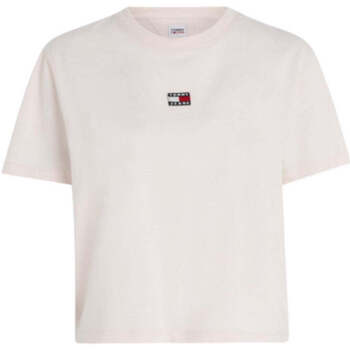 Textil Mulher T-shirts e Pólos Tommy Hilfiger  Rosa