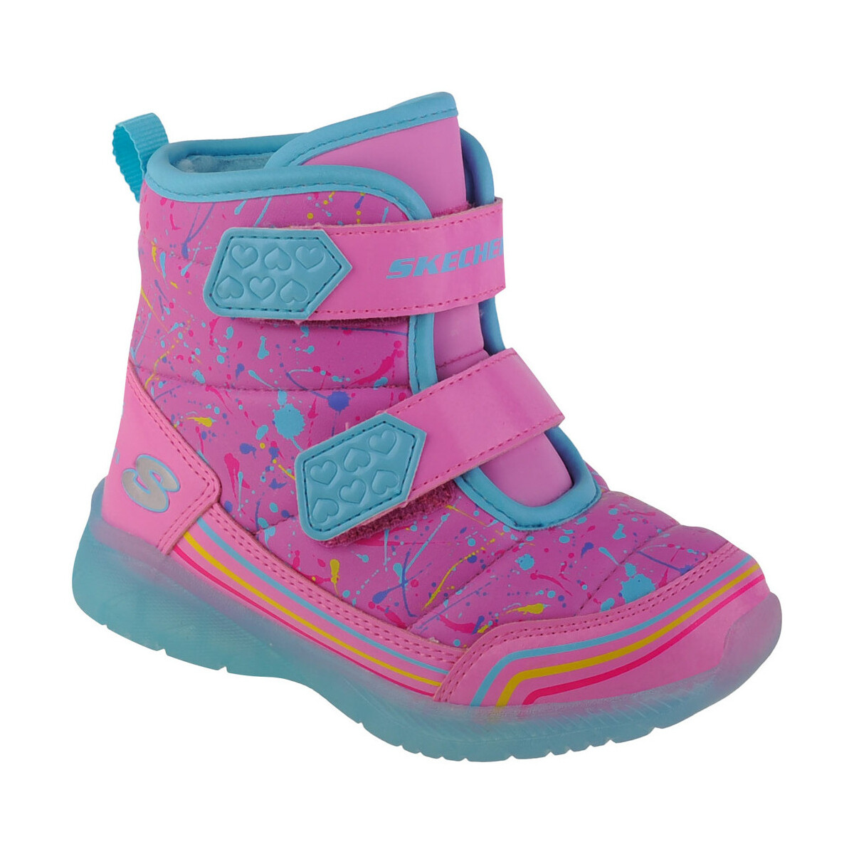 Sapatos Rapariga Botas de neve Skechers Illumi-Brights - Power Paint Rosa