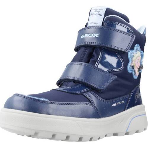Sapatos Rapariga Botas Geox J SVEGGEN GIRL B ABX Azul