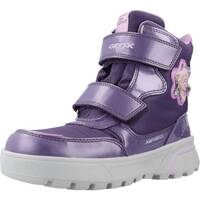 Sapatos Rapariga Botas Geox J SVEGGEN GIRL B ABX A Violeta