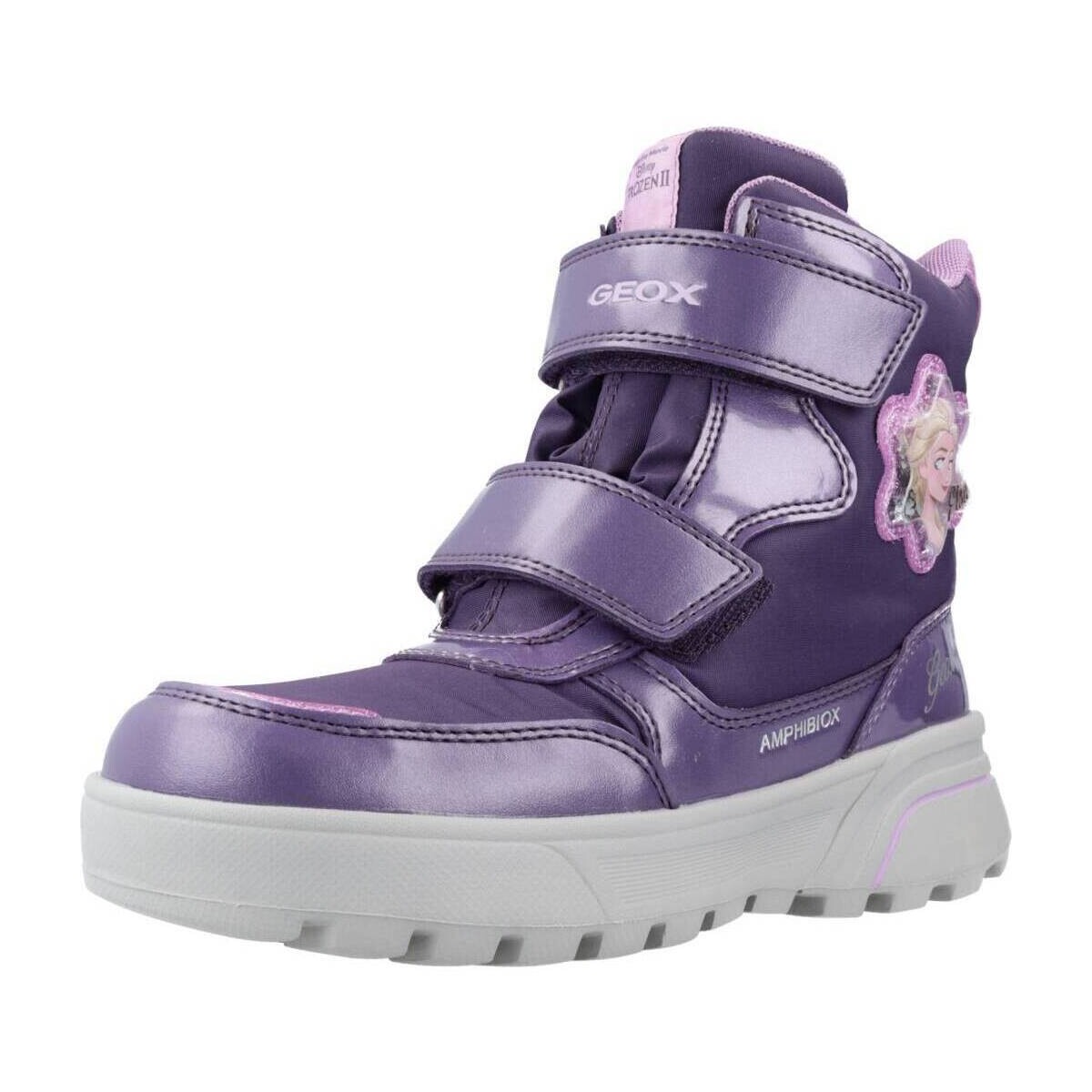 Sapatos Rapariga Botas Geox J SVEGGEN GIRL B ABX A Violeta