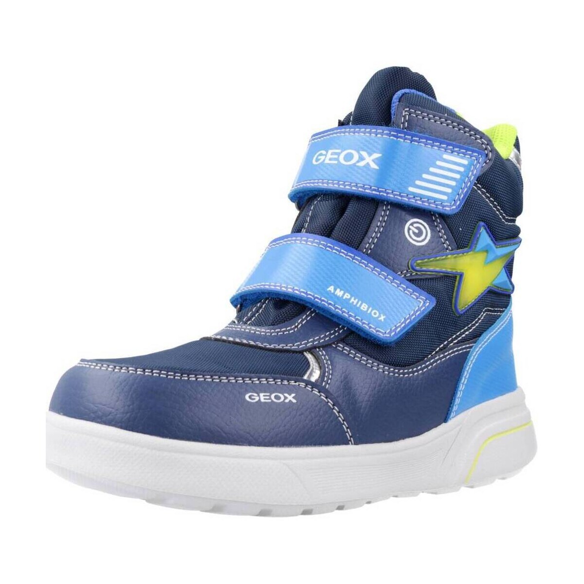 Sapatos Rapaz Botas Geox J SVEGGEN BOY B ABX Azul