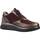 Sapatos Mulher Sapatos & Richelieu Stonefly CLERYN HDRY 15 VELOUR/LAMINATED Castanho