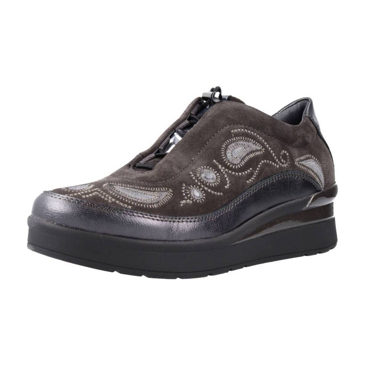 Sapatos Mulher Sapatos & Richelieu Stonefly CREAM 21 VELOUR Cinza