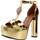 Sapatos Mulher Sandálias Kurt Geiger London HAMPTON HIGH PLATFOR Ouro