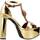 Sapatos Mulher Sandálias Kurt Geiger London HAMPTON HIGH PLATFOR Ouro