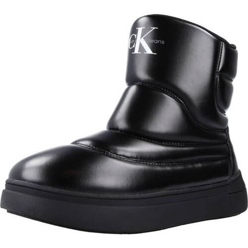 Sapatos Mulher Botins Calvin Klein JEANS SB16 BOOTIE BLACK Preto