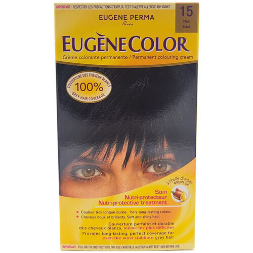 beleza Mulher Coloração Eugene Perma Permanent Coloring Cream Eugènecolor - 15 Noir Preto