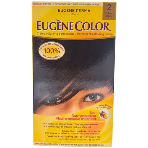 beleza Mulher Coloração Eugene Perma Permanent Coloring Cream Eugènecolor - 02 Chatain Bege