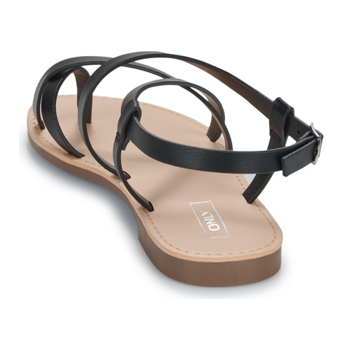 Only ONLMANDALA-15 FOIL CROSSOVER SANDAL Preto
