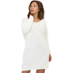 Textil Mulher Vestidos La Modeuse 19692_P55242 Branco