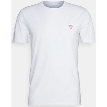 Textil Homem T-shirts e Pólos Guess M2YI24 J1314 CORE TEE-G011 PURE WHITE LOGO