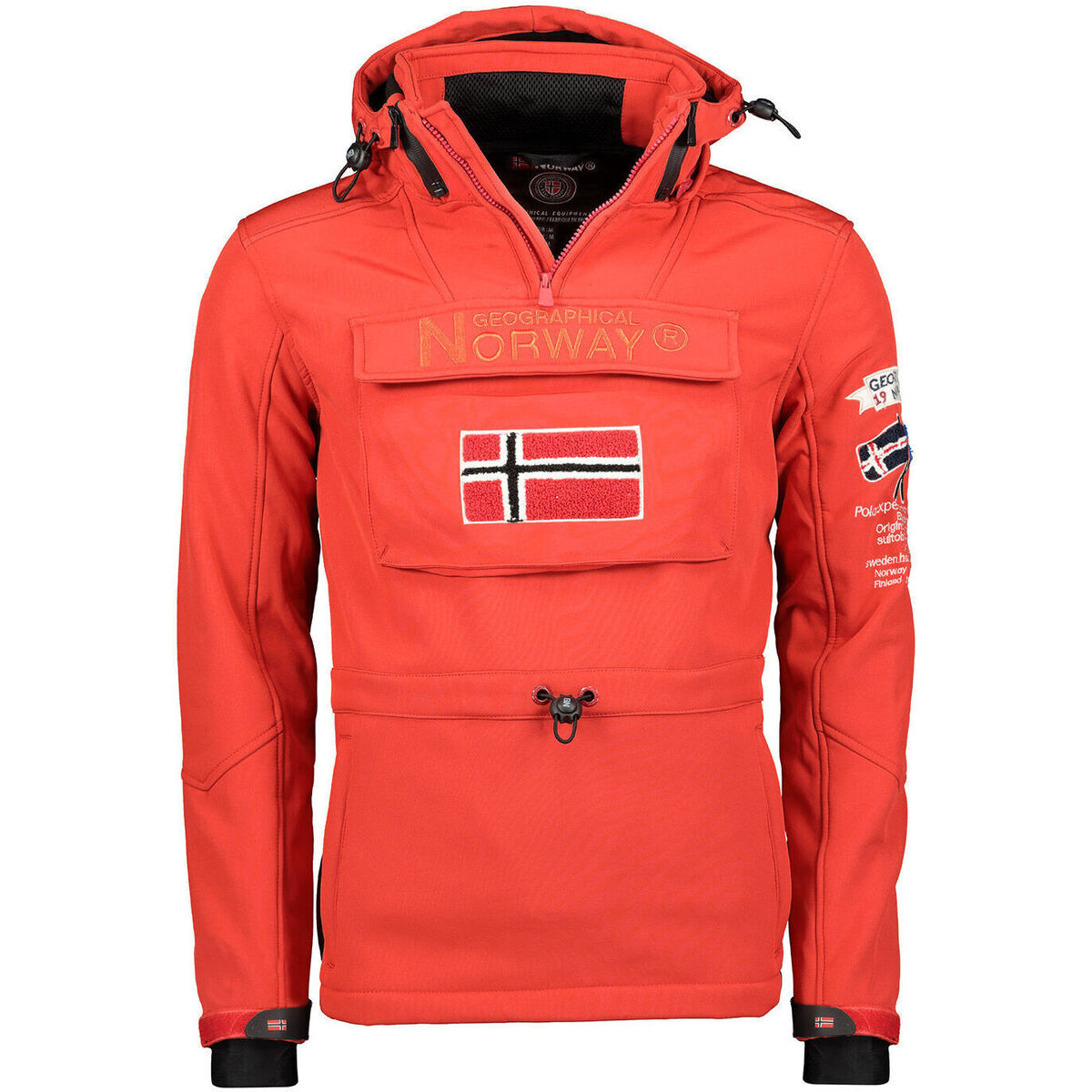 Textil Homem Casacos fato de treino Geographical Norway Target005 Man Red Vermelho