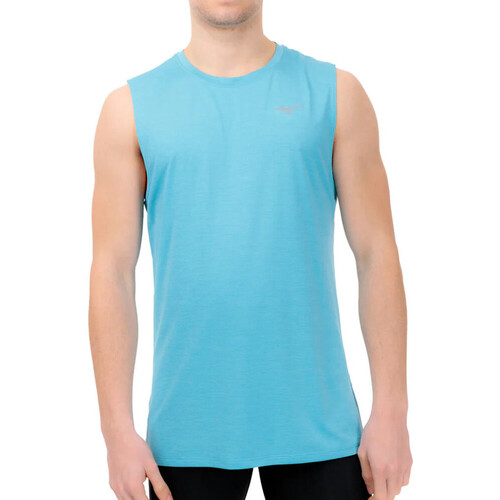 Textil Homem Calças Mizuno Athletic Sweat azul Mizuno  Azul
