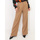 Textil Mulher Calças La Modeuse 68550_P159841 Castanho