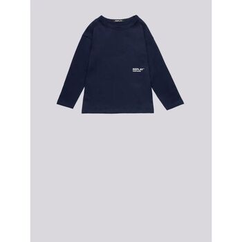 Textil Rapaz T-shirts e Pólos Replay SB7117.053.2660-882 Azul