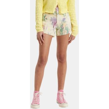 Textil Mulher Shorts / Bermudas Levi's A4695 0005 80S MOM SHORT-WATERCOLOR WPRLD multicolore