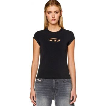Textil Mulher T-shirts e Pólos Diesel A06268-0AFAA T-ANGIE-9XXA Preto