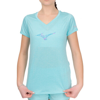 Textil Mulher T-shirts e Pólos Mizuno  Azul