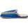Sapatos Mulher Chinelos Mou FW161007A SUEDE SLIPPER FULL ESKIMO STITCH LAPBL Azul