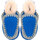 Sapatos Mulher Chinelos Mou FW161007A SUEDE SLIPPER FULL ESKIMO STITCH LAPBL Azul