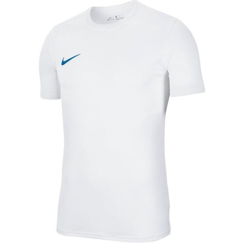 Textil Homem T-Shirt mangas curtas Nike Nk Dri-fit Park Vii Jsy Ss Branco