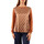 Textil Mulher camisas Niu' AW23610T000 Castanho