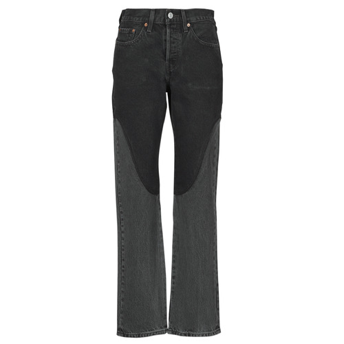 Textil Mulher Calças Jeans polo Levi's 501® ORIGINAL CHAPS Preto