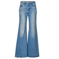 Textil Mulher Calças Jeans Gilbert Levi's RIBCAGE BELLS Azul