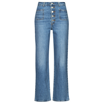 Textil Mulher Calças Jeans Levi's RIBCAGE PATCH POCKET Azul