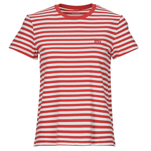 Textil Mulher Ss Relaxed Fit Tee Levi's PERFECT TEE Vermelho