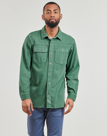 Textil Homem Camisas mangas comprida Levi's LS AUBURN WORKER Floresta / Dye