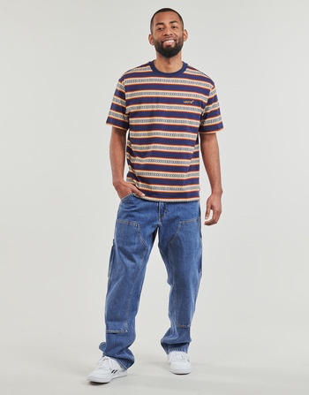 Textil Homem Calças Jeans Levi's WORKWEAR 565 DBL KNEE Azul