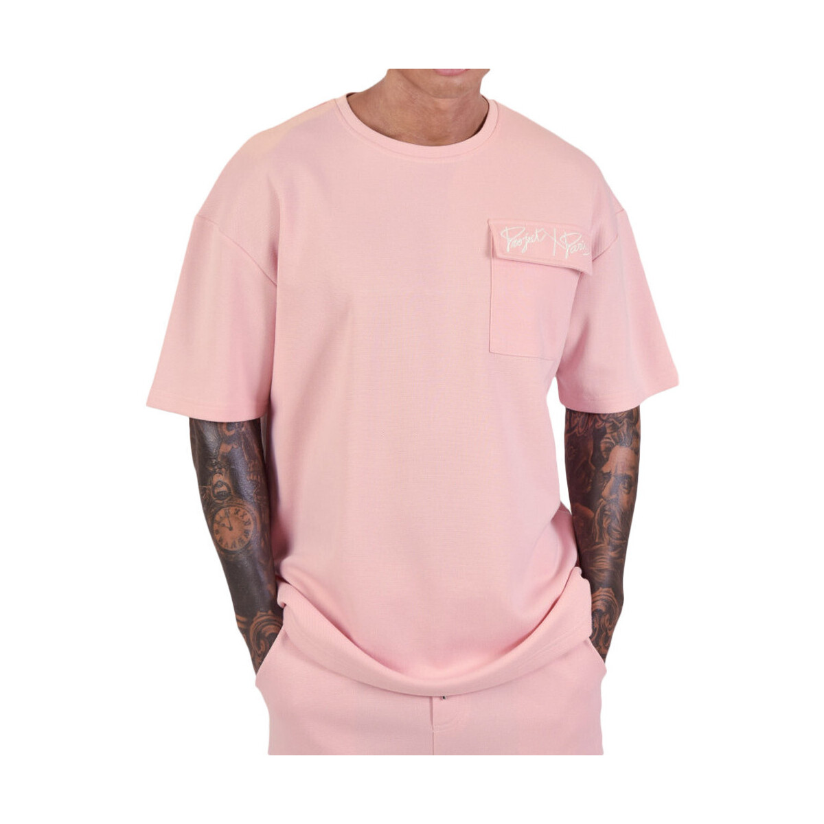 Textil Homem T-shirts e Pólos Project X Paris  Rosa