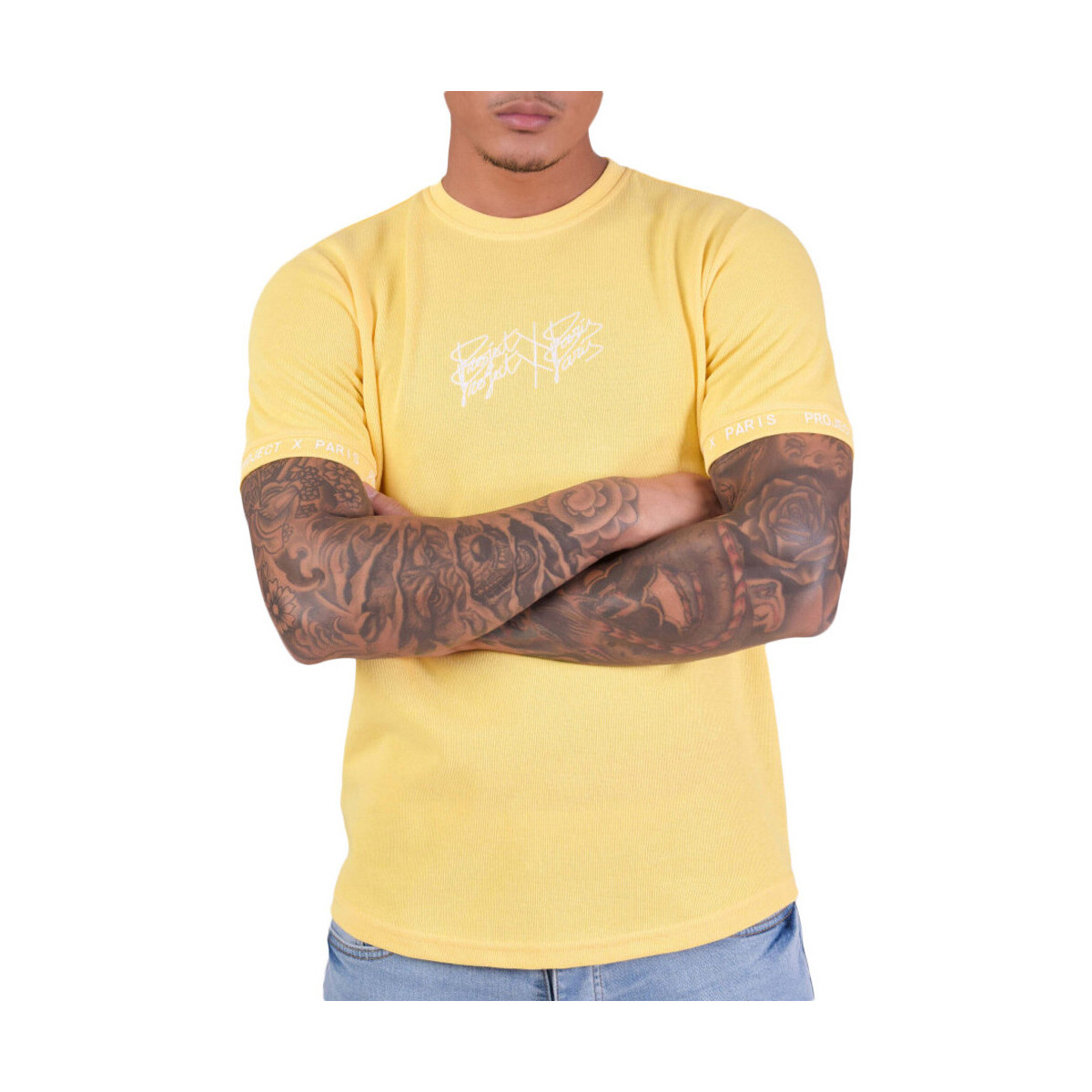 Textil Homem T-shirts e Pólos Project X Paris  Amarelo