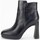 Sapatos Mulher Botas Keslem Zapatos  en color negro para Preto