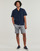 Textil Homem Shorts / Bermudas Selected SLHREGULAR-BRODY LINEN SHORTS Marinho